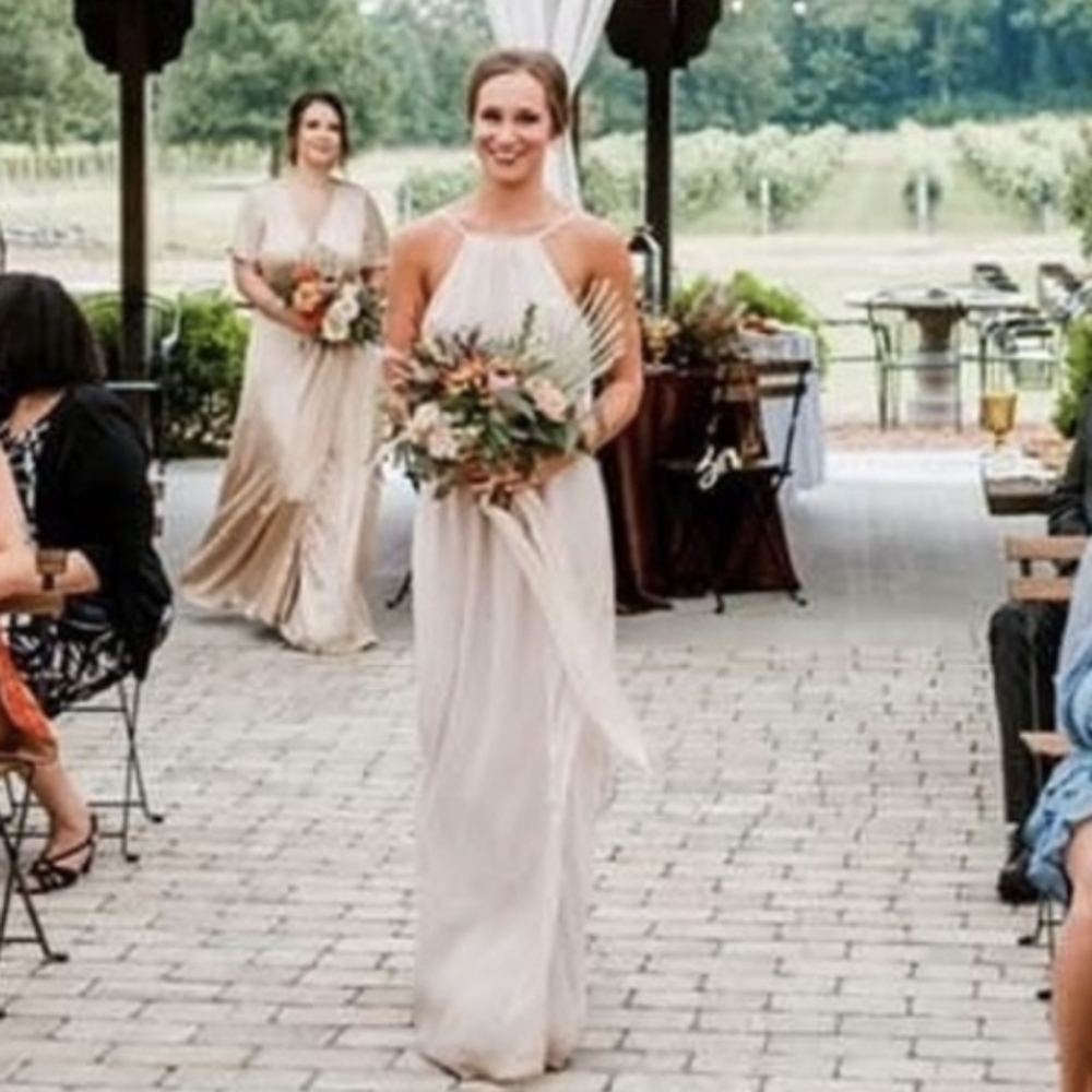 Show Me Your Mumu Amanda Maxi Dress Dusty Blush Cr